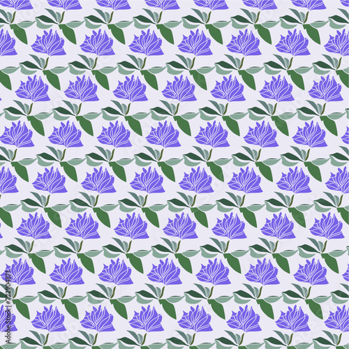 Aconitum flower art pattern background work design illustration vector