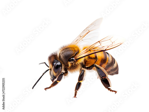 bee isolated on transparent background © Thetopzz