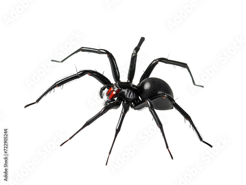 Black Widow isolated on transparent background © Thetopzz
