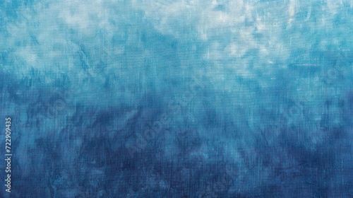 sky blue, blue fabric blue cloth, cornflower blue abstract vintage background for design. Fabric cloth canvas texture. Color gradient, ombre. Rough, grain. Matte, shimmer
