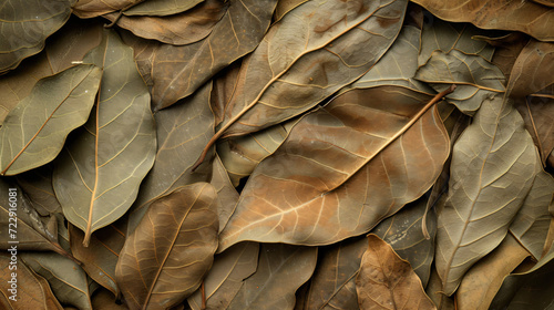 Dried bay leaf texture
