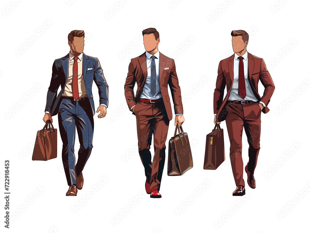 Businessman, entrepreneur in blue suit. Businessman, entrepreneur in blue suit.