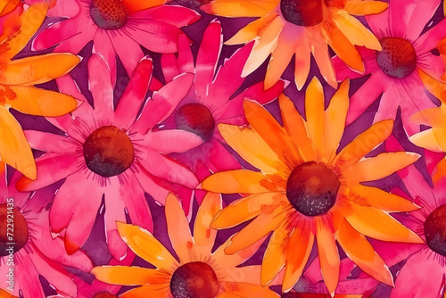 colorful flowers background