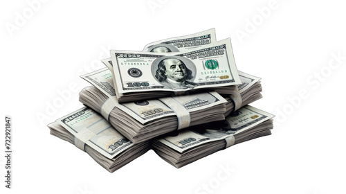 Stack of Dollar Money Transparent Background