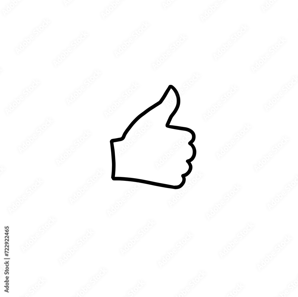 thumb up isolated success approval positive icon symbol , white background gesture thumb up isolated success approval positive icon symbol , white background gesture
