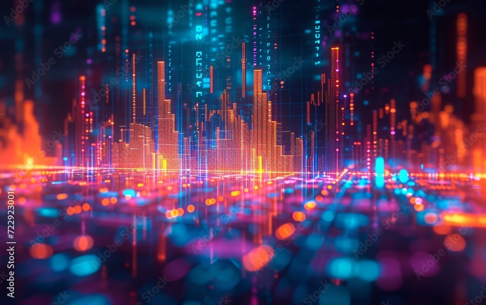 Vibrant Display of Data in Digital Visualization Vibrant Display of Data in Digital Visualization