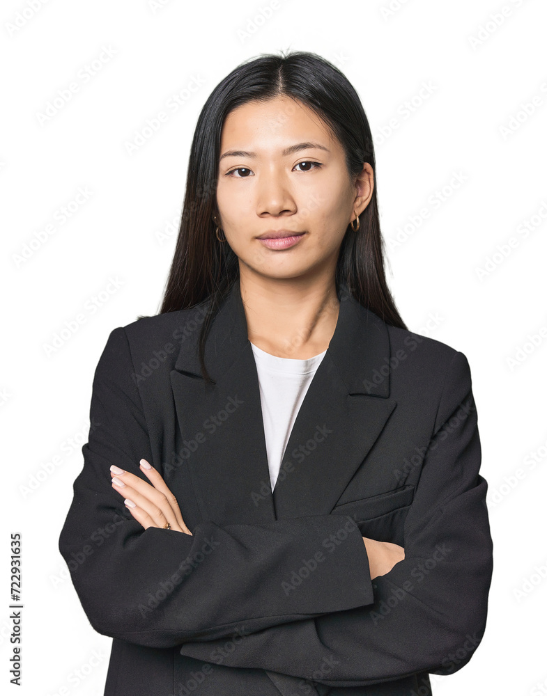 Confident Chinese businesswoman posing Confident Chinese businesswoman posing