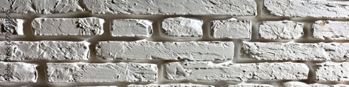 White Brick Wall Texture: Modern Background with Vintage Retro Style