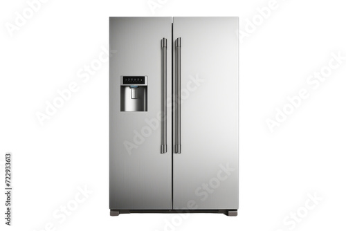 Fridge with Advanced Cooling Technology Isolated On Transparent Background