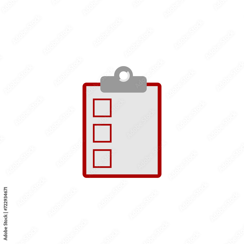 Checklist icon isolated on transparent background Checklist icon isolated on transparent background