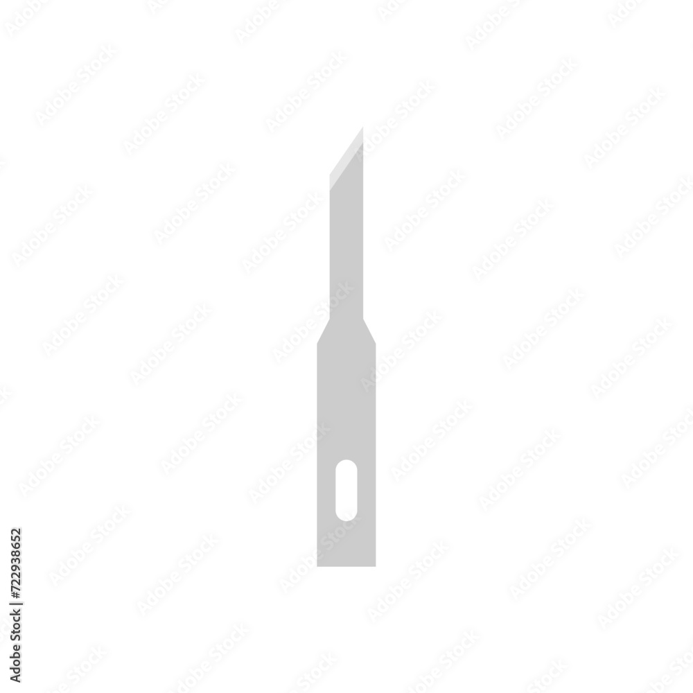 fine point razor blade for hobby knife flat design vector illustration. hobby knife handles and blades crafting tool fine point razor blade for hobby knife flat design vector illustration. hobby knife handles and blades crafting tool