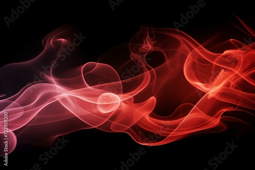 abstract background from smoke on black background