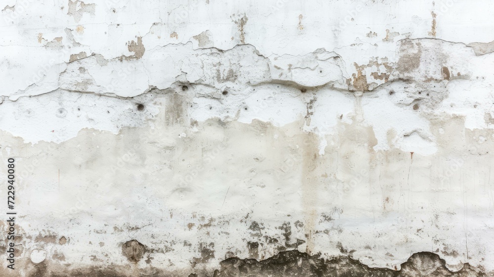 Obraz premium old weathered whitewashed wall texture background