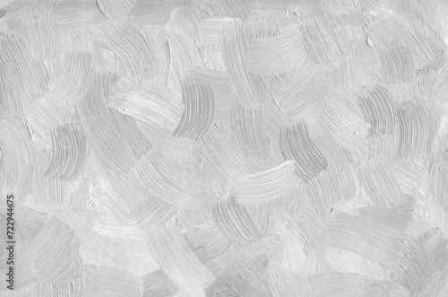 Quadro em tela Black and white abstract background of oil paint texture
