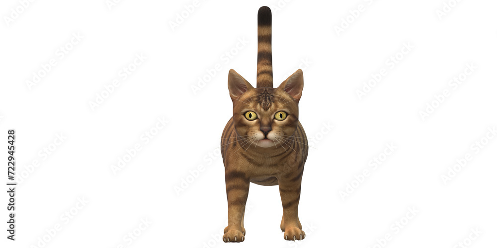 Cat isolated on a Transparent Background
