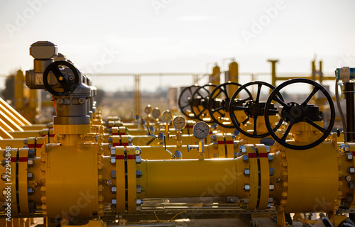 Gas interconnector. It connects gas transmission networks.