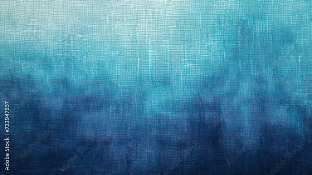 cerulean blue, blue fabric, blue cloth, ocean blue dark blue abstract vintage background for design. Fabric cloth canvas texture. Color gradient, ombre. Rough, grain. Matte, shimmer	 - obrazy, fototapety, plakaty 