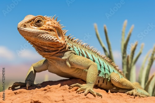 lizards in the desert © Artur