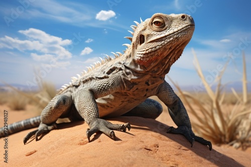 lizards in the desert © Artur