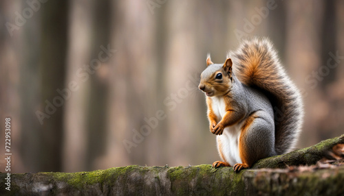 A squirrel portrait, wildlife photography