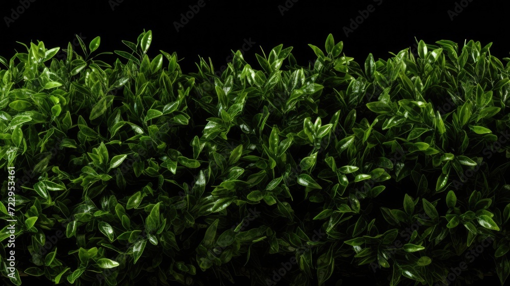 Fototapeta premium A close up view of a bunch of green plants. This image can be used to showcase the beauty of nature or to depict a lush and vibrant environment