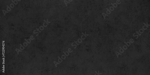 Black old concrete wall widescreen texture. Dark rough shabby cement surface. Abstract grunge banner textured background photo