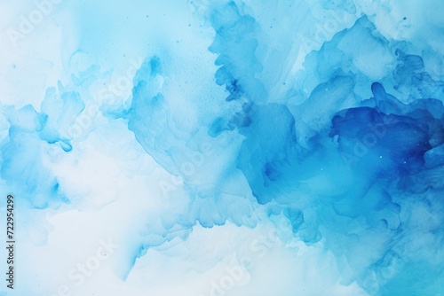 A close-up view of a blue and white painting. Perfect for interior design and art projects