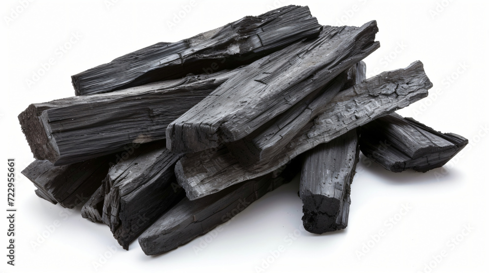 Natural wood charcoal