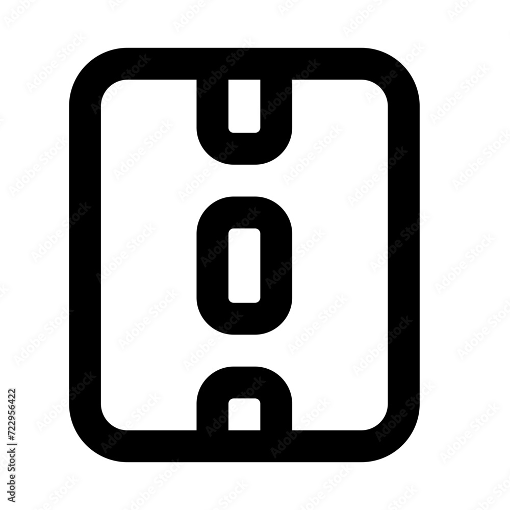 Road Line Icon Road Line Icon