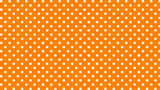 Orange and white polka dots background