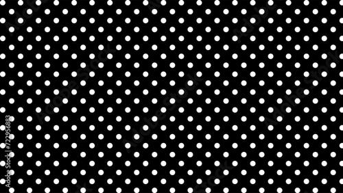 Black and white polka dots background