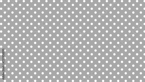 Grey and white polka dots background