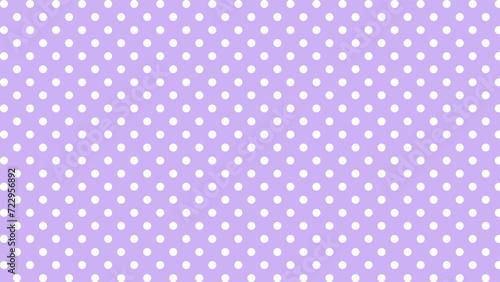 Purple and white polka dots background