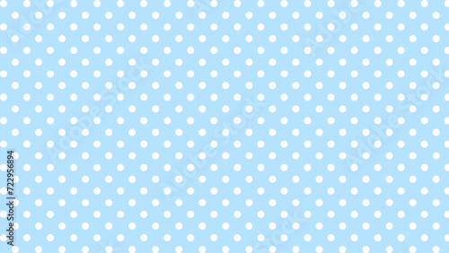 Blue and white polka dots background