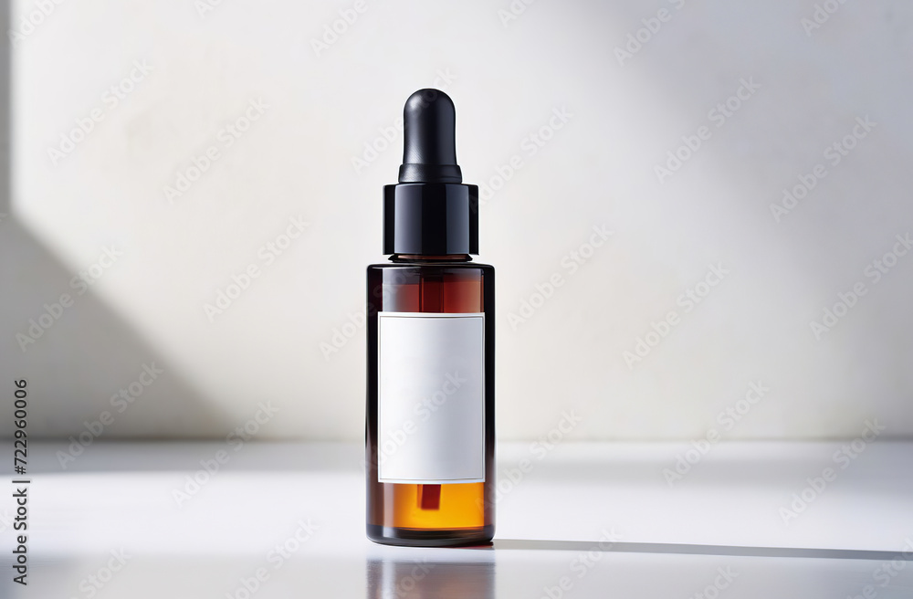 Blank One Cosmetic dropper bottle with transparent fluid oil template. Oily pipette pump packaging mock up with empty label. Skin care products. Arranged in a row. Marble white background. No people Blank One Cosmetic dropper bottle with transparent fluid oil template. Oily pipette pump packaging mock up with empty label. Skin care products. Arranged in a row. Marble white background. No people