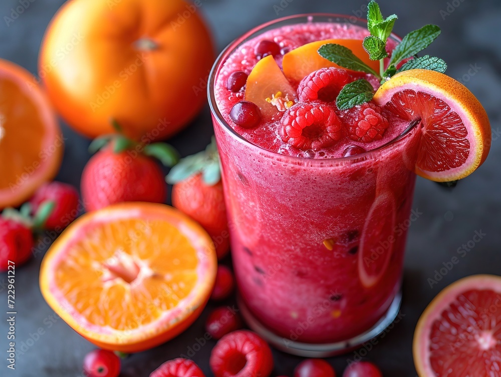 Healthy vibrant and nutritious smoothies, showcasing the art of healthy living. AI generated image Healthy vibrant and nutritious smoothies, showcasing the art of healthy living. AI generated image