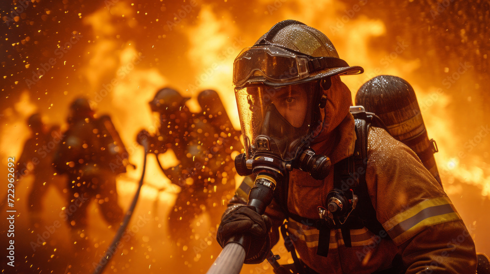 Bravery in Service: A Firefighter's Portrait Bravery in Service: A Firefighter's Portrait