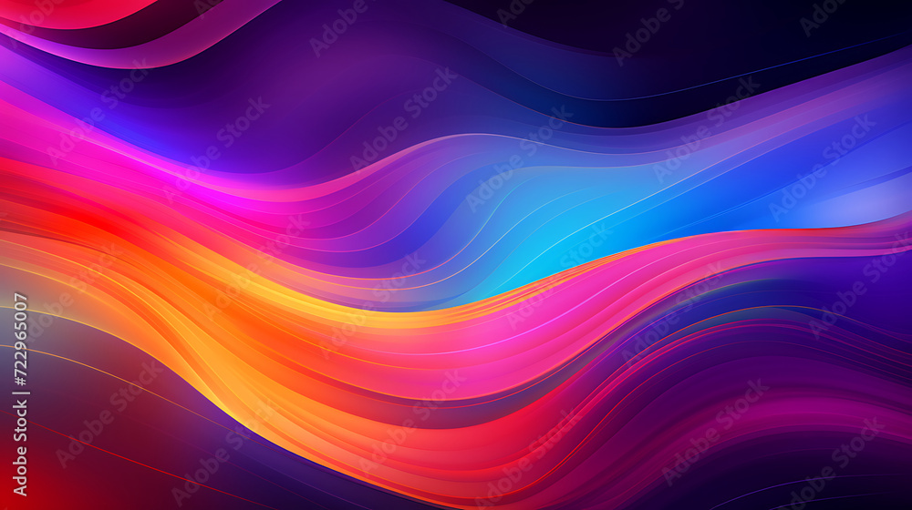 
a neon abstract background pulses with vibrant hues, creating a visually striking display of electrifying colors that dance and blend in a mesmerizing pattern