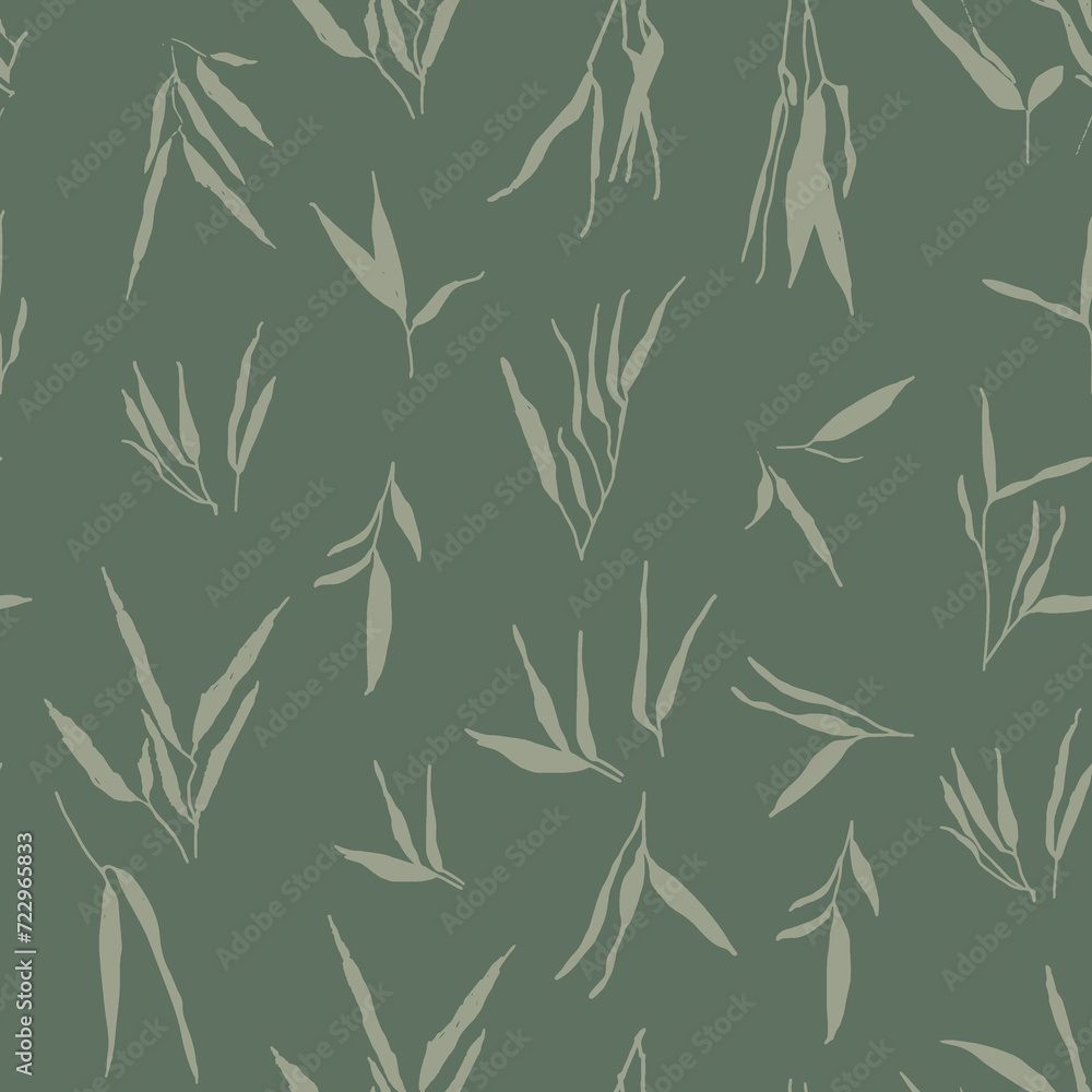 seamless background with bamboo