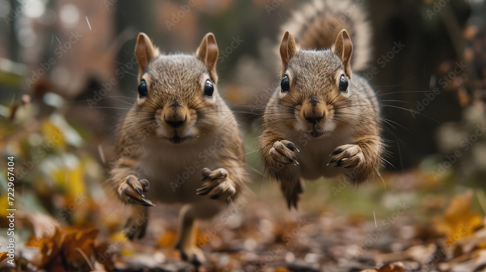 Frolicking Squirrels, Playful squirrels engaged in a lighthearted activity, perfect for expressing energy and joy. Frolicking Squirrels, Playful squirrels engaged in a lighthearted activity, perfect for expressing energy and joy.