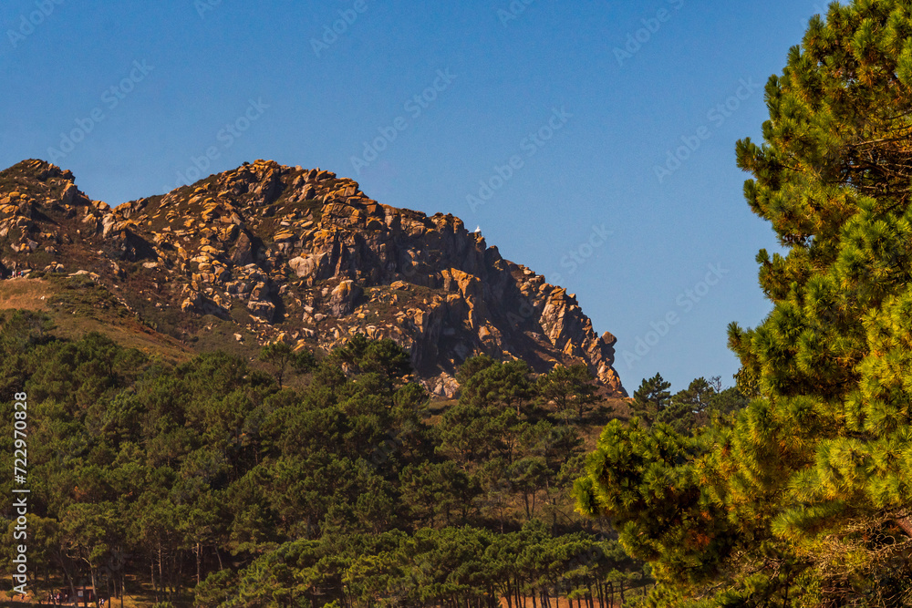 Paisaje en las Islas Cies.