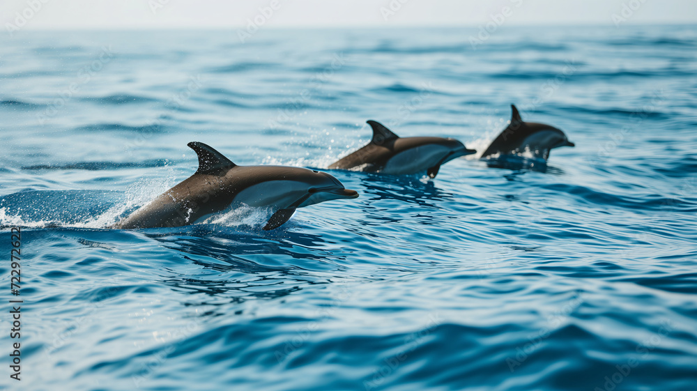 Fototapeta premium dolphin jumping