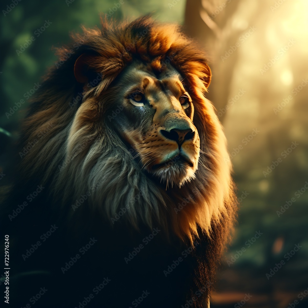 portrait of a lion, World Wildlife Day
