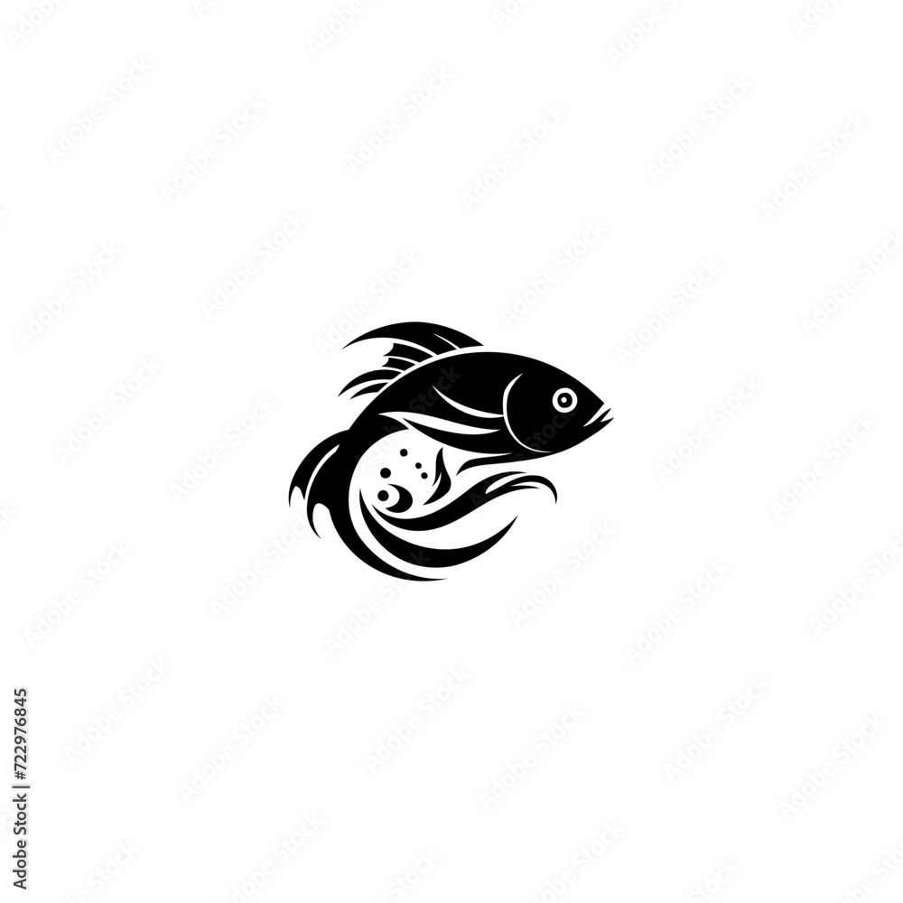 Fish logo design vector template Fish logo design vector template