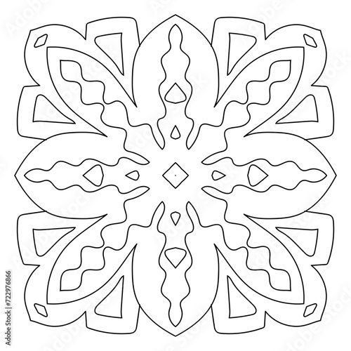 Mandala ornament flower decoration