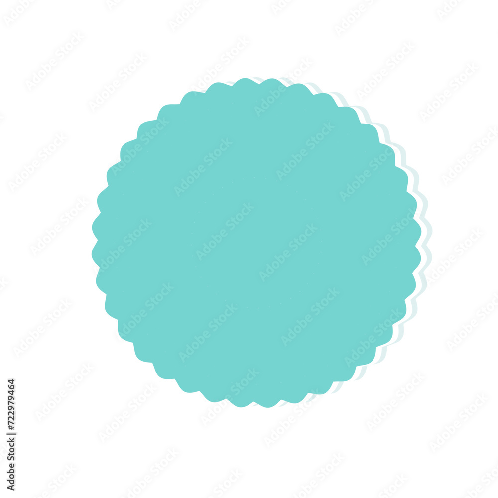 Circle sign blue retro colorful kid Circle sign blue retro colorful kid