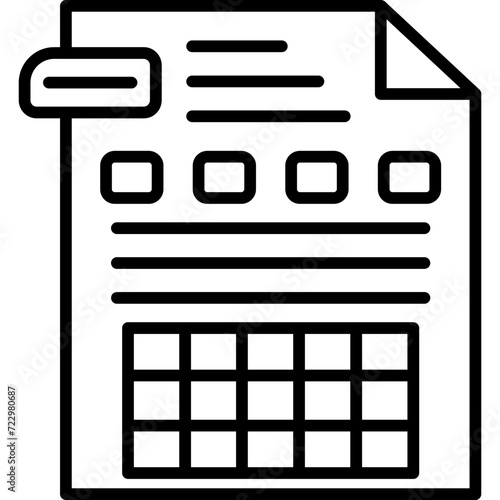 Spreadsheet Icon