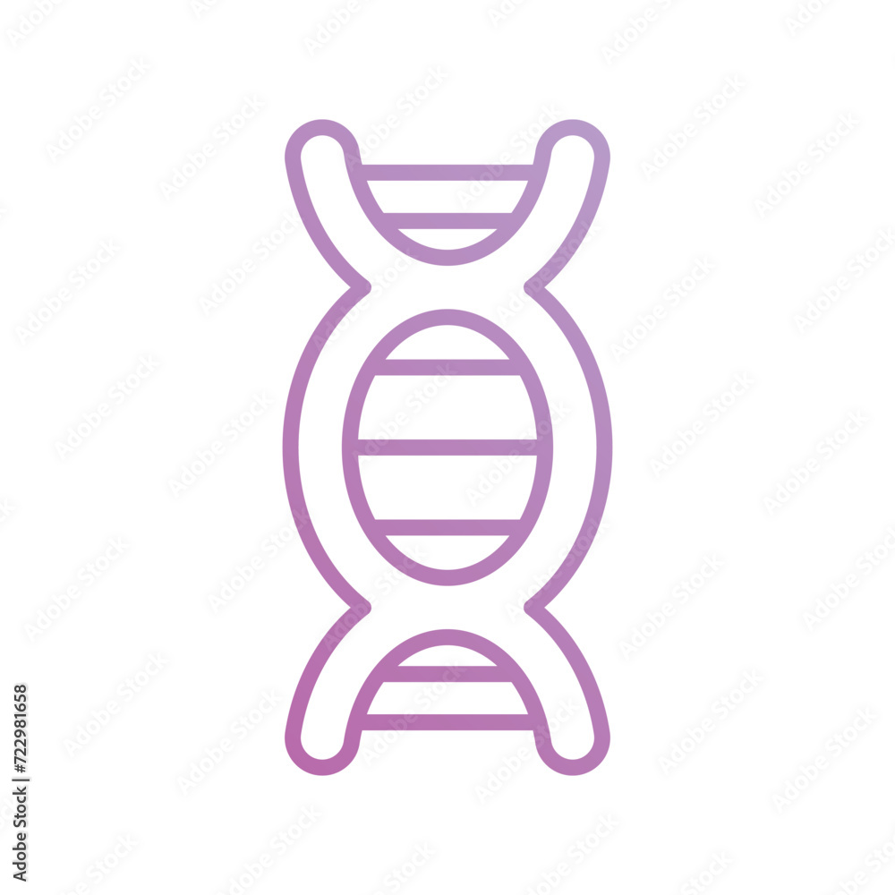 DNA strand icon with white background vector stock illustration DNA strand icon with white background vector stock illustration
