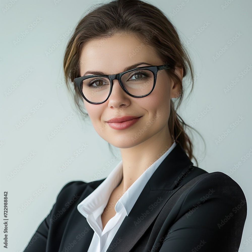 Business woman portrait, office staff