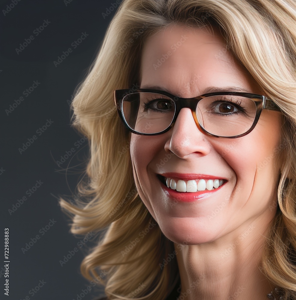 Obraz premium Business woman portrait, office staff